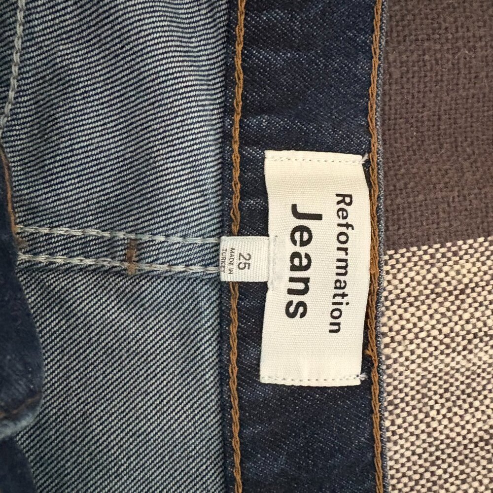 Reformation Val 90s Mid Rise Straight Jeans - Picture 5 of 6